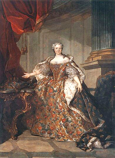 Portrait of Marie Leszczynska Queen of France